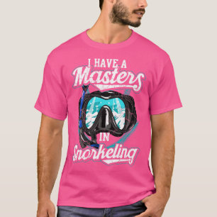 Camiseta Eu Tenho Um Mestre Em Snorkeling Snorkel Scuba Div