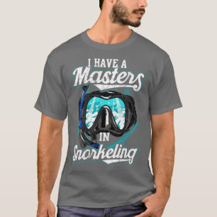 Camiseta Eu Tenho Um Mestre Em Snorkeling Snorkel Scuba Div