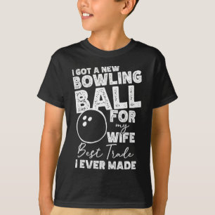 Camiseta Eu Tenho Um Novo Byte De Boliche Para A Minha Espo