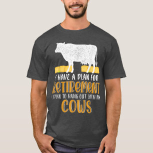 Camiseta Eu Tenho Um Plano De Aposentação Com As Minhas Vac