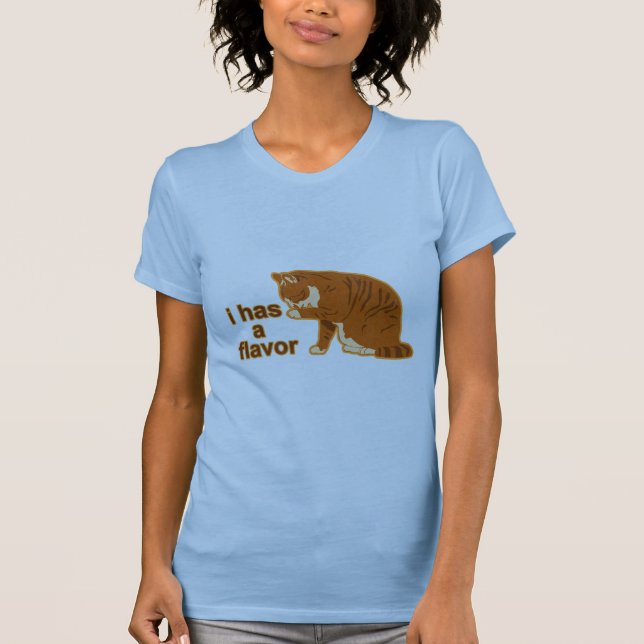 Camiseta Eu tenho um sabor, CAT de LOL (Frente)