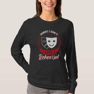 Camiseta Eu Tenho Um Teatro De Ensaios Teatro Teatro