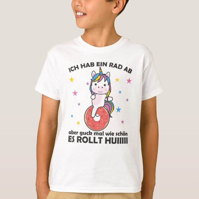 Camiseta Eu Tenho Uma Bicicleta Desmontada - Doce Rosquinha (Frente)
