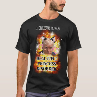 Camiseta Eu Tenho Uma Bpd Bonita Perturbação Princesa Kawai