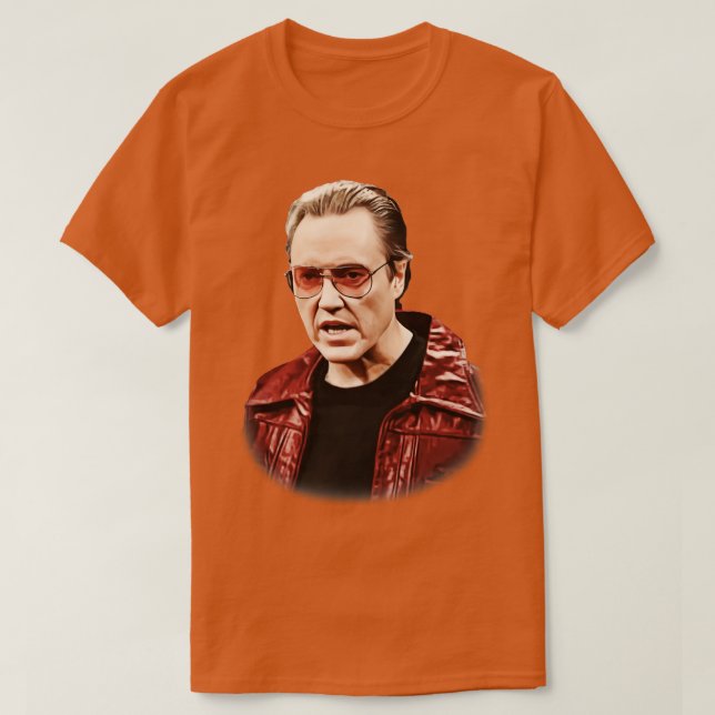 Camiseta Eu tenho uma FEBRE Christopher Walken Mais Cowbell (Frente do Design)