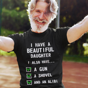 Camiseta Eu tenho uma filha bonita