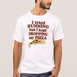 Camiseta Eu tentei funcionar mas eu mantive-me deixar cair