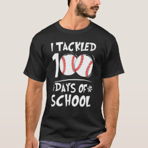 Camiseta Eu Tentei O 100º Dia De Beisebol Escolar 100 Dias