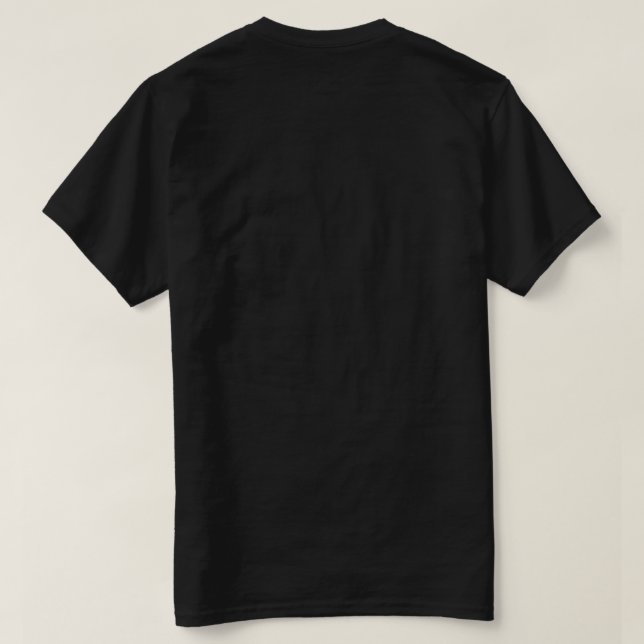 T-shirt engraçado da nuvem preta. (frente e verso)