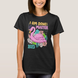 Camiseta Eu terminei o mestrado 2023 mestre