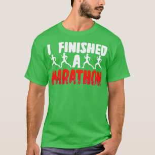 Camiseta Eu Terminei Uma Maratona