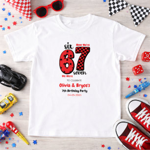 Camiseta Eu tinha 6 anos, agora eu tenho 7 – Aniversário de