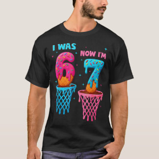 Camiseta Eu tinha 6 anos agora eu tenho 7 Piada 67 Meme Sor