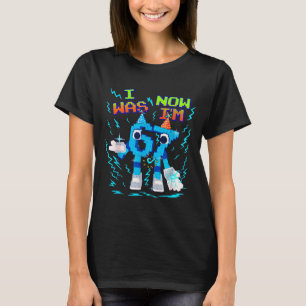 Camiseta Eu tinha 6 anos agora eu tenho 7 Seis Sete Anivers