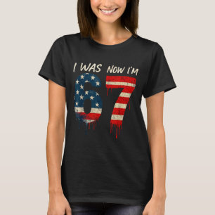 Camiseta Eu tinha 6 anos, agora tenho 7 67 Seis Sete Meme p