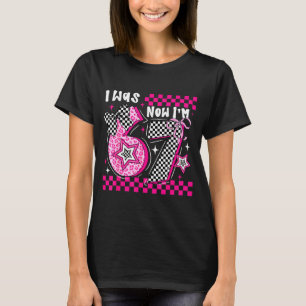 Camiseta Eu tinha 6 anos, agora tenho 7 anos, divertido ani