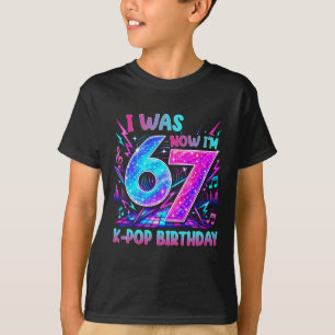 Camiseta Eu Tinha 6 Anos Agora Tenho 7 Presentes de Anivers