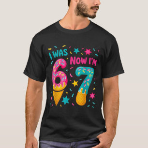 Camiseta Eu tinha 6 anos agora tenho 7 Seis Sete Meme Sorve