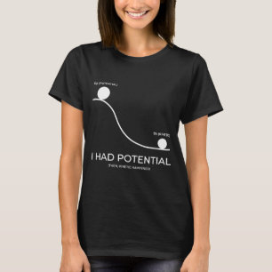 Camiseta Eu tinha potencial