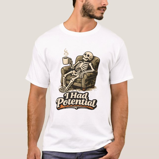 Camiseta Eu Tinha Potencial (Frente)