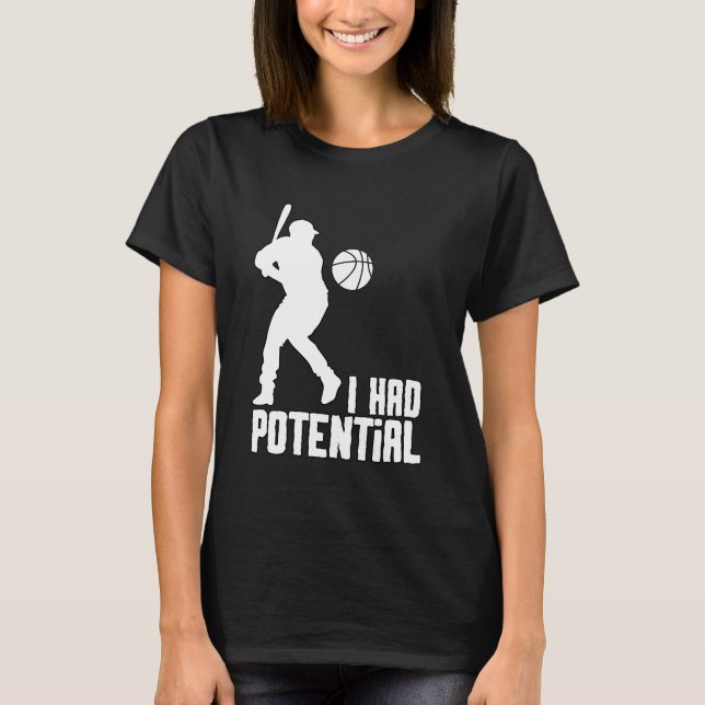 Camiseta Eu Tinha Potencial - IHPOTL01 (Frente)