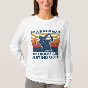 Camiseta Eu tocaria naquele tênis de golfe engraçado