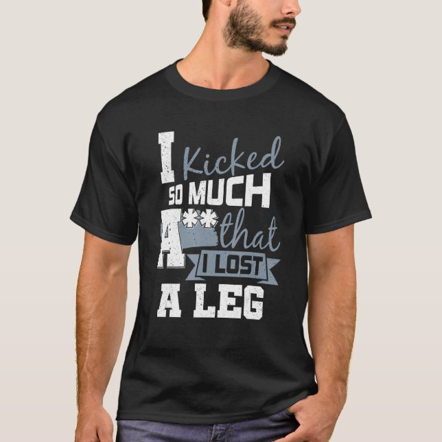 Camiseta Eu Tocava Tanto Um Amputeo De Perna Deficiente Amp (Frente)