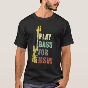 Camiseta Eu Toco Bass Para Jesus Jogador De Violão Christia