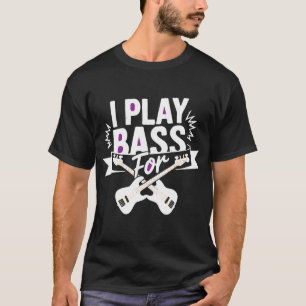 Camiseta Eu toco bass - Tee minimalista para lendas low-end