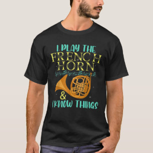 Camiseta Eu Toco Corno Francês Sabe Coisas Engraçadas Dom H
