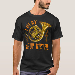 Camiseta Do Sousaphone/tuba do metal pesado jogo