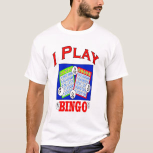 Camiseta Eu toco logotipo do Bingo