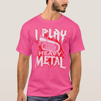 Camiseta Eu Toco Metal Pesado - Banda de Marcha do Jogador