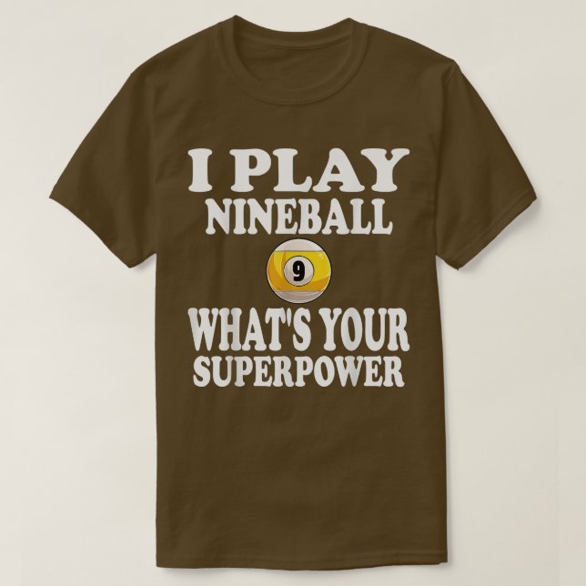 Camiseta Eu Toco Nineball 9 Ball Que Sua Piscina Super Pote (Frente do Design)