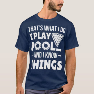 Camiseta Eu Toco Piscina E Eu Sei Coisas Engraçadas Em Bill