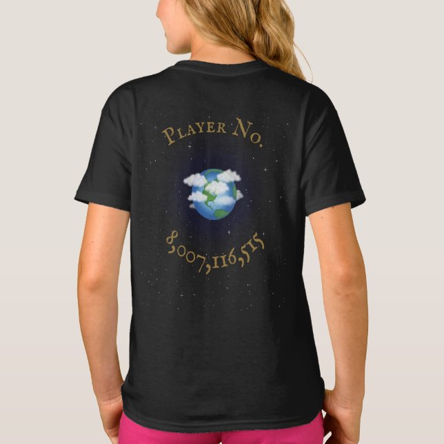 Camiseta "Eu Toco Por Equipe Terra" Personalizado Da Popula (Verso)