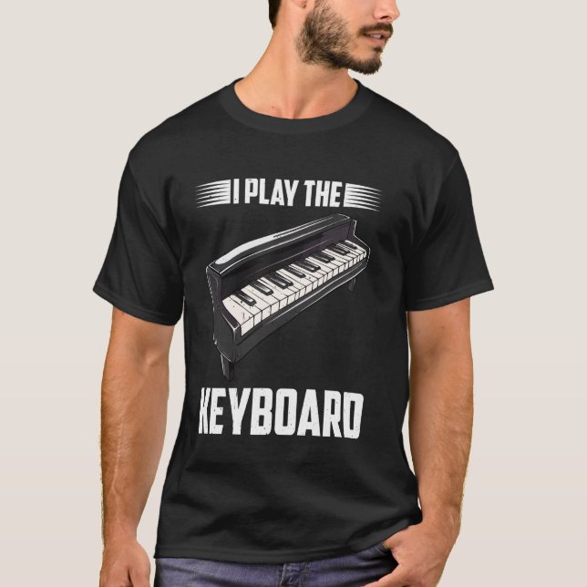 Camiseta Eu Toco Teclado Gamer Streamer Jogo ----- (Frente)