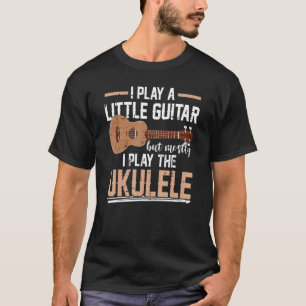 Camiseta Eu Toco Um Pouco De Violão Mas Na Maioria Eu Toco
