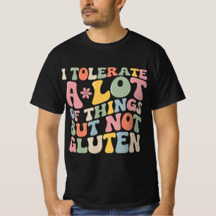 Camiseta Eu Tolero Muitas Coisas Mas Não Gluten
