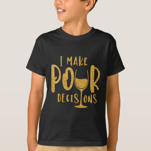 Camiseta Eu Tomo Más Decisões Grupo de Festa de Despedida d