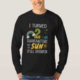 Camiseta Eu Tornei-Me 2 Em segundo aniversário De Quarenten