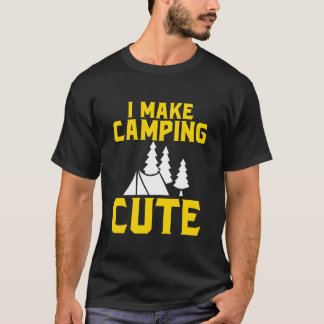 Camiseta Eu Torno o Acampamento Fofo garoto