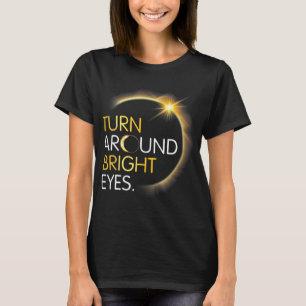 Camiseta Eu Totalidade Eclipe Solar Vira-Se À Volta E