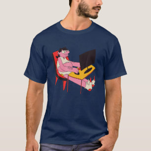 Camiseta Eu Trabalhando Do Escritório Doméstico - Fantástic