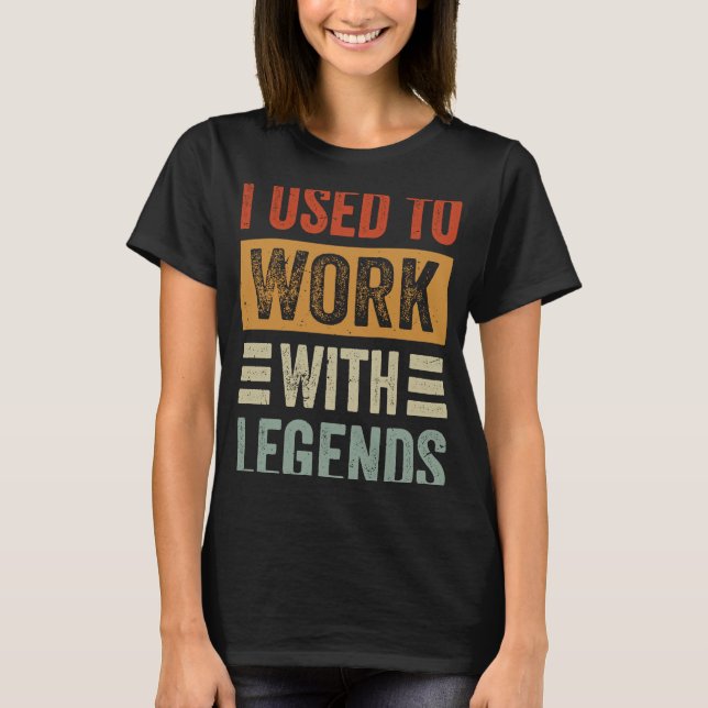 Camiseta Eu Trabalhava Com Legendas (Frente)
