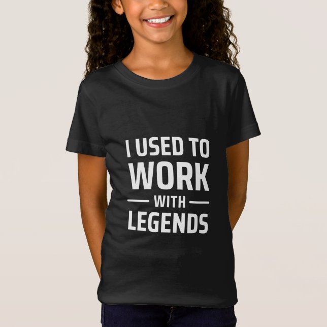 Camiseta Eu Trabalhava Com Legendas (Frente)