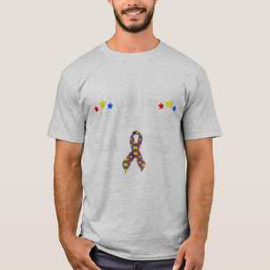 Camiseta Eu Trabalho Com Super-Heróis — Consciência Aut