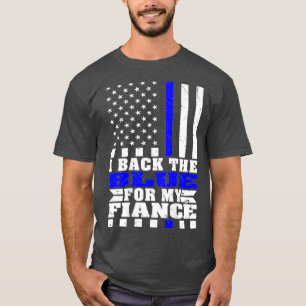 Camiseta Eu Trago O Azul Para A Minha Polícia Orgulhosa.