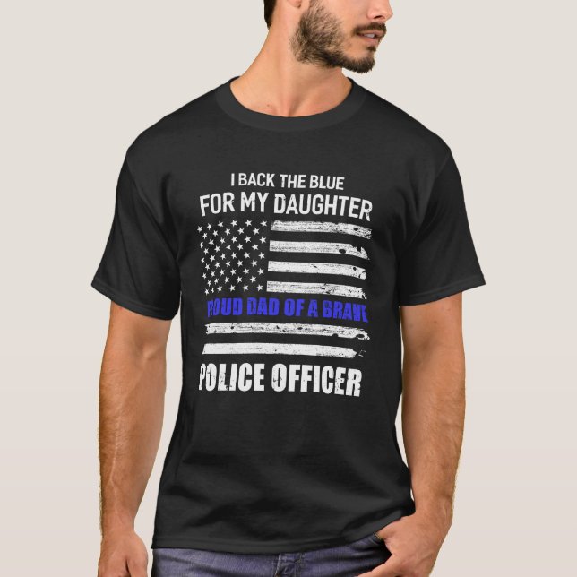 Camiseta Eu Trago O Azul Para Minha Filha, Orgulhosa Pai Da (Frente)