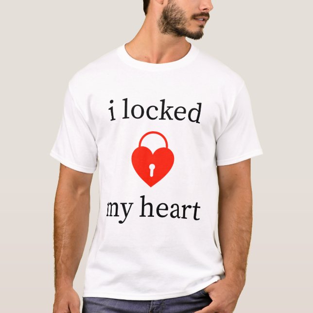 Camiseta Eu tranquei meu coração (Frente)